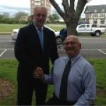 Congressman Bishop with John Behan